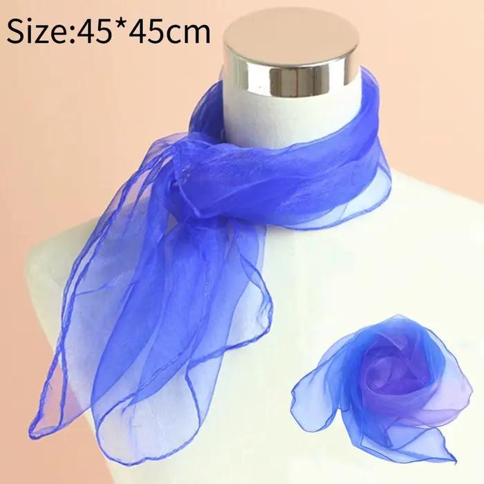 Doux Floral dentelle cheveux écharpe enveloppes femmes Triangle foulard mince respirant ruban rétro 