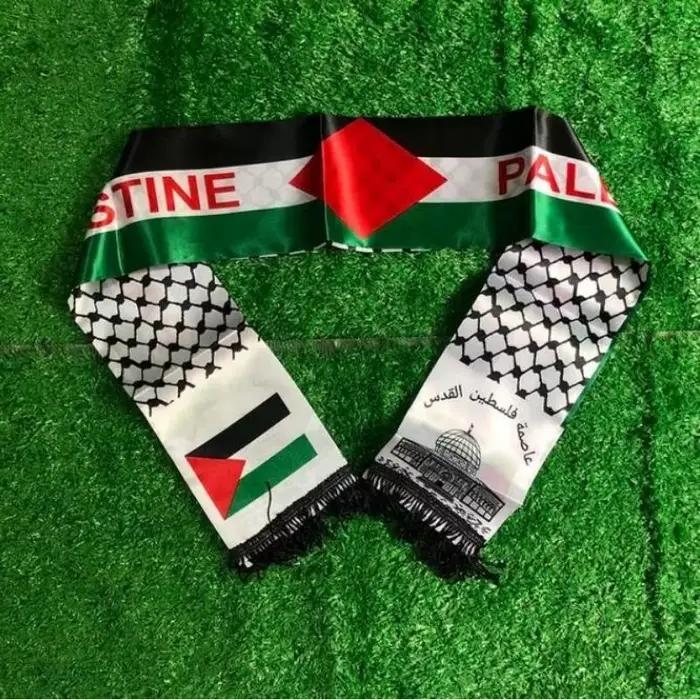 Écharpe Palestine colorée à la mode, drapeau palestinien suspendu au cou, décoration de mariage, tai