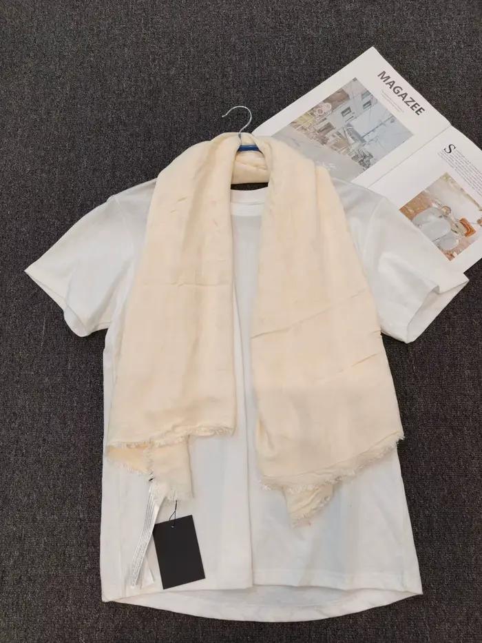 Écharpe de luxe à chaîne imprimée de style italien, européen et américain, écharpe longue pour femme