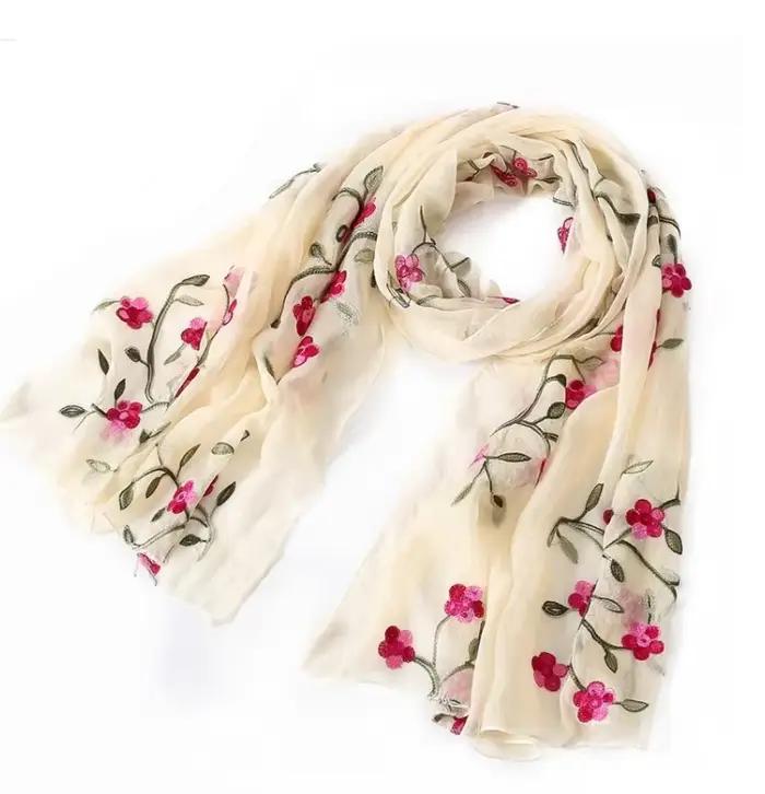 YLWHJJ-Écharpe de Marque en Soie pour Femme, Châles et Enveloppes, Pashmina, Étoles de Plage, Hijab,