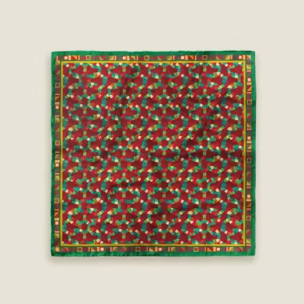 Écharpe en soie pour femme PG PATSY GARIS, style haute couture, motifs uniques, cadeau pour femme, é
