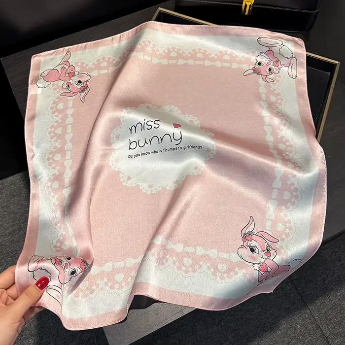 Écharpe de cou en soie 100% naturelle pour bébé de 0 à 12 ans, pour enfants, garçons et filles, impr