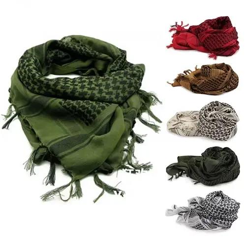 Écharpe de chasse militaire Shemagh désert Keffiyeh tête cou