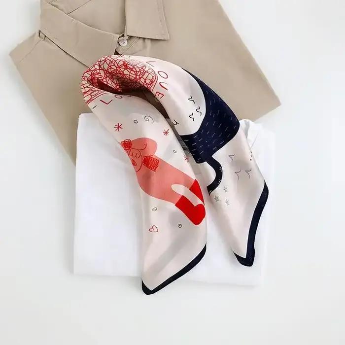Foulard Chats Mignons pour Femmes