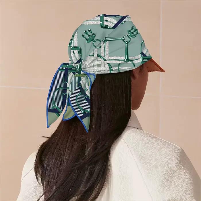 Foulard en Soie Double Face pour Femme