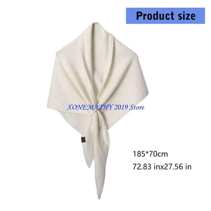 F42F – écharpe triangulaire confortable pour le cou d'hiver