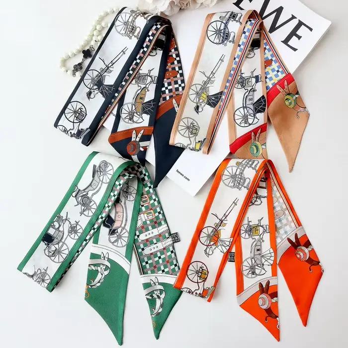 Foulard en soie twill 100% de luxe pour femme