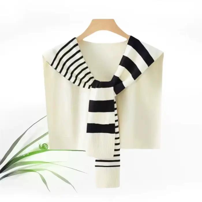 Écharpe tricotée à la mode pour les épaules
