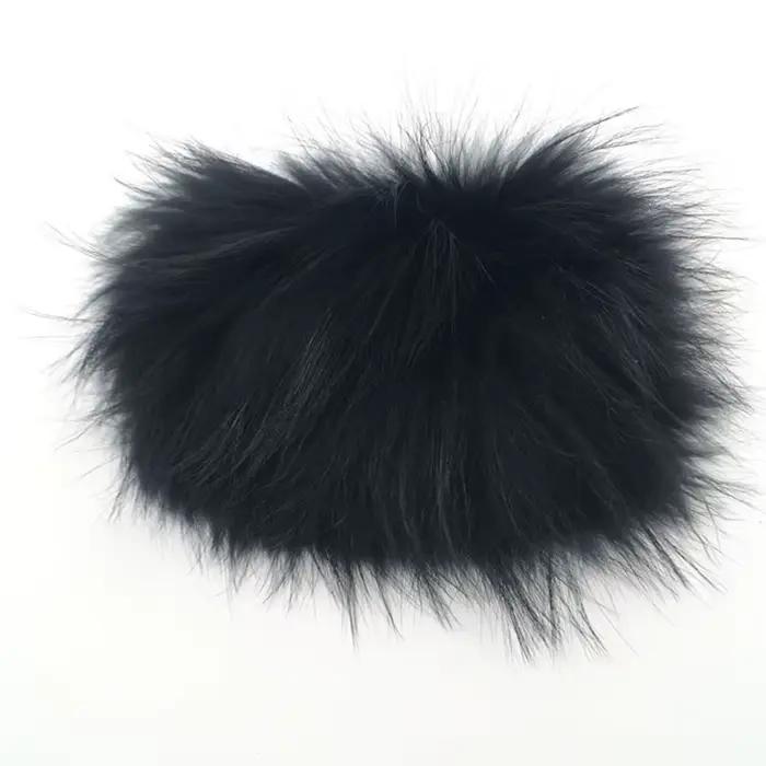 Écharpe en fourrure de raton laveur pour femmes, hiver chaud, solide, élégante et confortable pour toutes les occasions spéciales