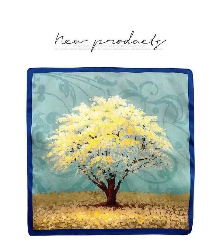 Nouveau foulard carré 70*70cm pour femmes