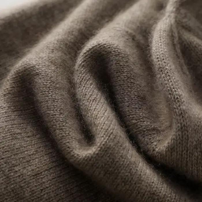 Chapeau chaud en cachemire 100% tricoté pour hommes et femmes, ensemble écharpe, chapeau et gants pour l'hiver, confortable et résistant pour diverses occasions