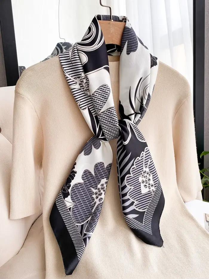 Foulard carré de luxe de marque