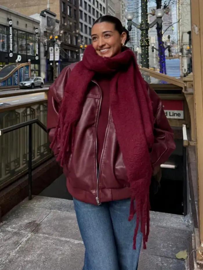 2025 femmes écharpe hiver chaud épais châle enveloppes mode couleur unie Pashmina foulards Long gland Hijab étoles Bufanda cachemire