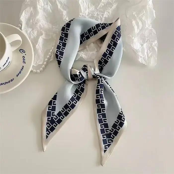 Ensemble série foulard en Satin de soie pour femmes