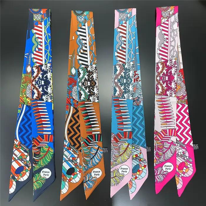 Foulard de cheveux en soie pour femmes