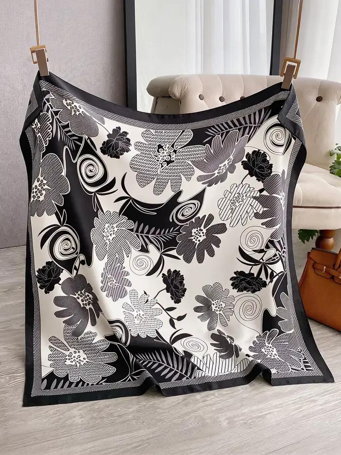 Foulard carré de luxe de marque