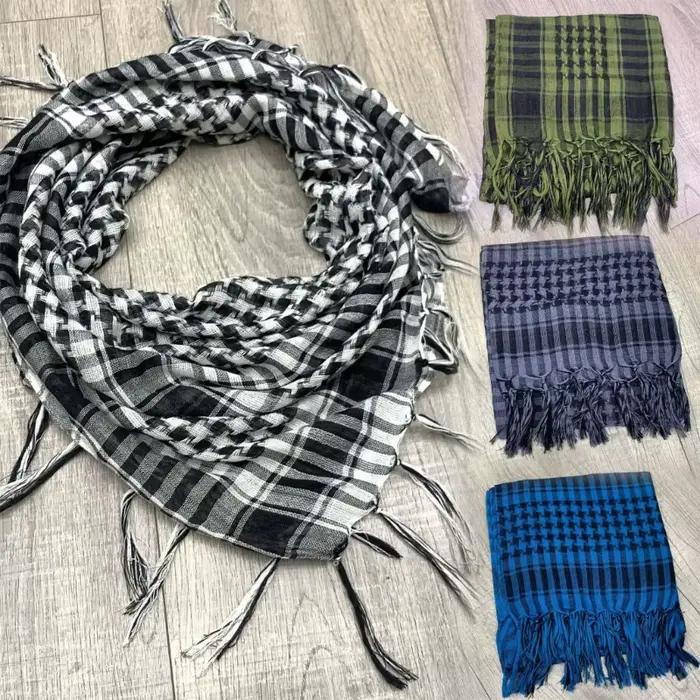Ethnique arabe Shemagh écharpe arabe prière écharpe désert châle foulard