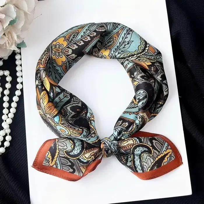 P aisley-Foulard hijab musulman pour femme