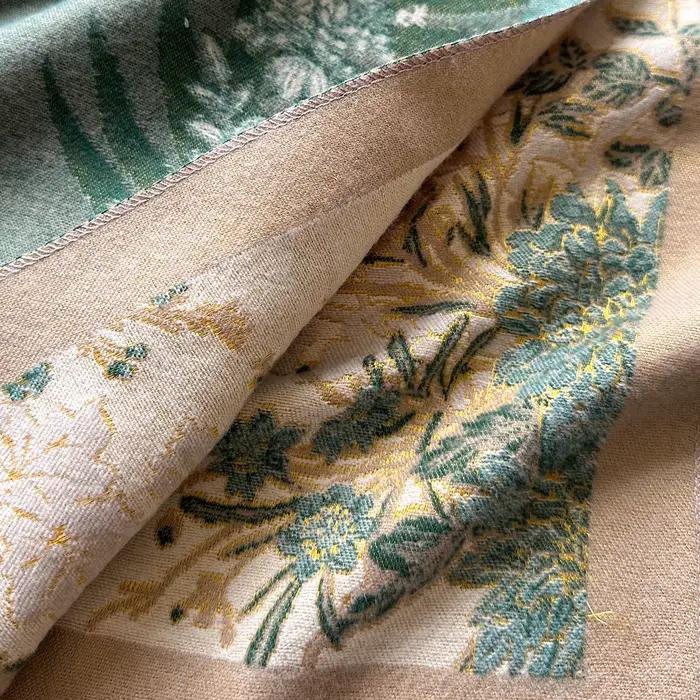 Châle chaud femmes écharpe de luxe cachemire hiver couverture enveloppes décontracté imprimé fleuri Pashmina Bufanda voyage Poncho étoles Echarpe