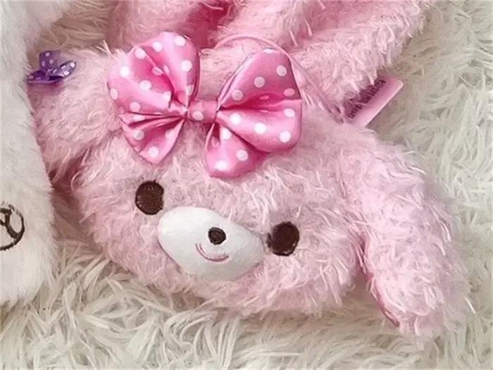 Écharpe en peluche Bonbonribbon Bunny pour femme