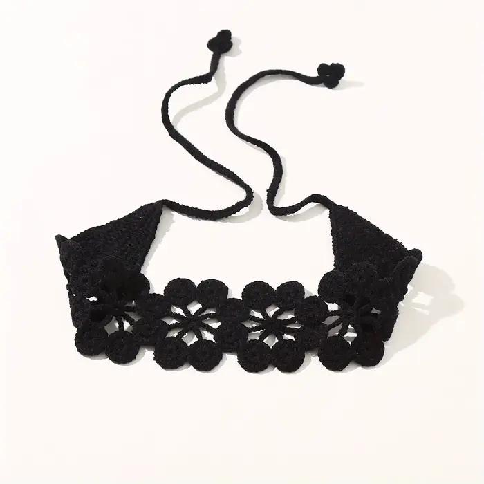 Foulard de cheveux au Crochet creux créatif