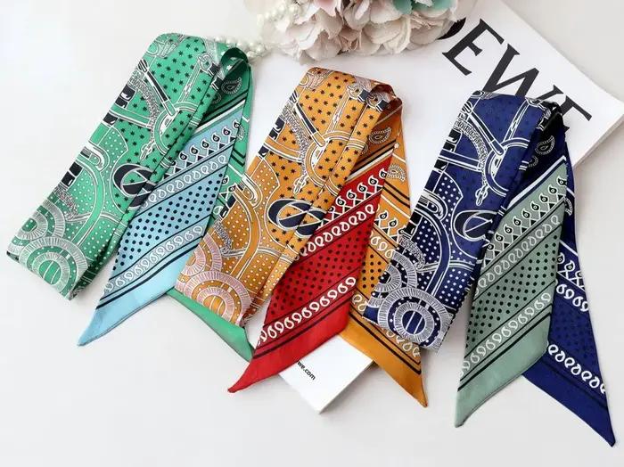 Foulard en soie twill 100% de luxe pour femme