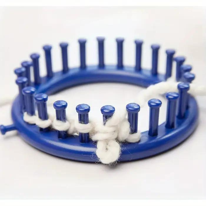 Tissage DIY : Kit de tricot rond de 14 cm pour écharpes, pulls, chapeaux, bandeaux, châles – Outil de tissage et de tressage artisanal fait main