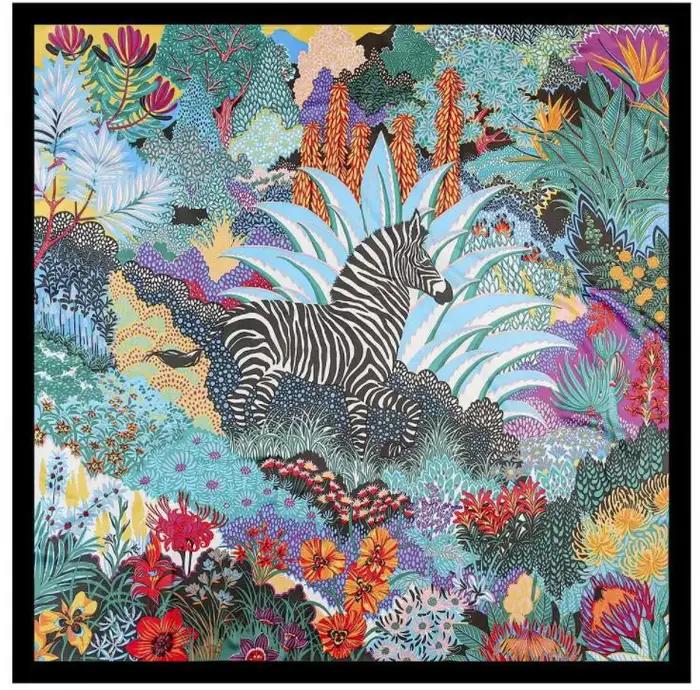 Foulard en soie imprimé pour femmes, nouvelle marque de luxe, châle carré, Hijab, mode féminine, 130