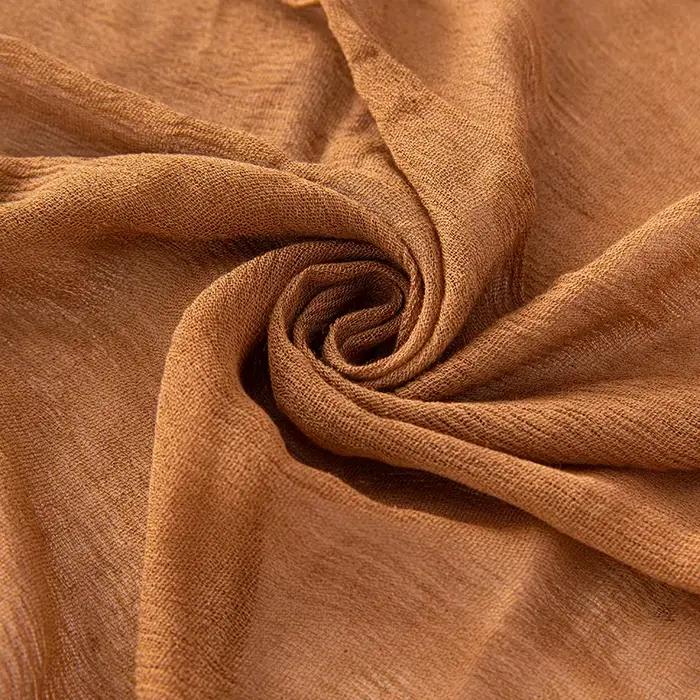 Grand foulard uni en coton et viscose, design élégant, 61 couleurs disponibles, four seasons, pour femmes, mode, occasions spéciales