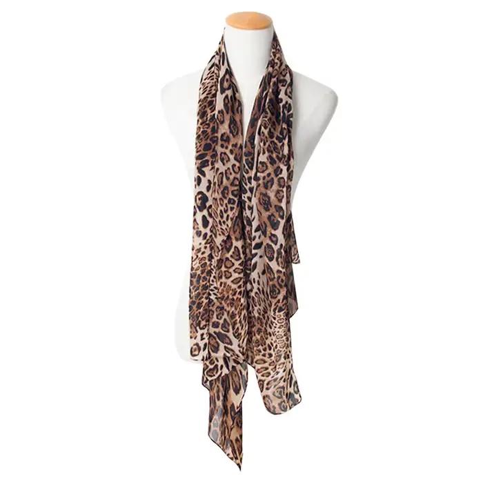 Écharpe Vintage en mousseline de soie pour femmes