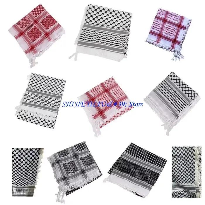 Foulard Keffiyeh en polyester pour femme, accessoire mode polyvalent, occassions multiples, cadeau idéal