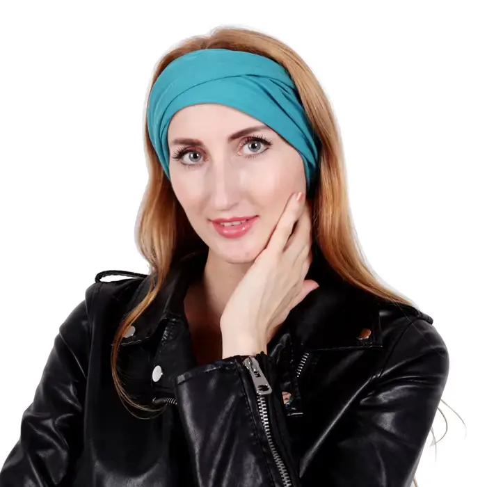 Tête cou écharpe pour femmes anneau élasticité cercle