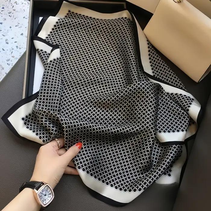 Foulard carré en Satin élégant pour femmes