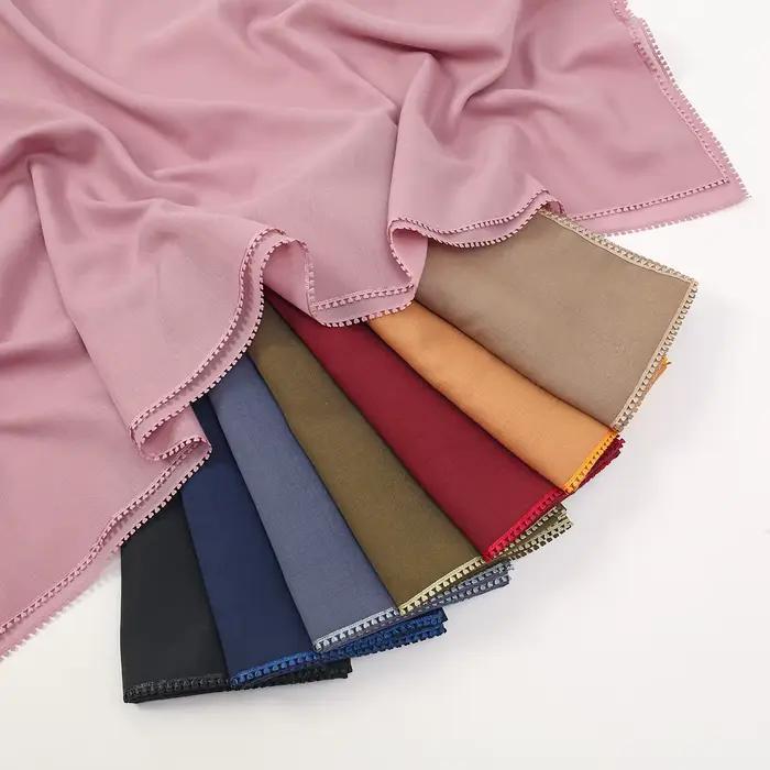 Écharpe en dentelle intemporelle pour femmes, élégante et multifonctionnelle pour le printemps et l'été, adaptable à diverses occasions et styles décontractés