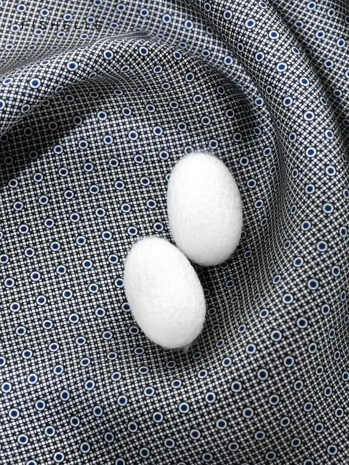 Gris grille hommes poche carré 100% foulard en soie sergé