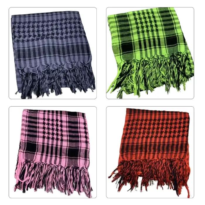 Ethnique arabe Shemagh écharpe arabe prière écharpe désert châle foulard