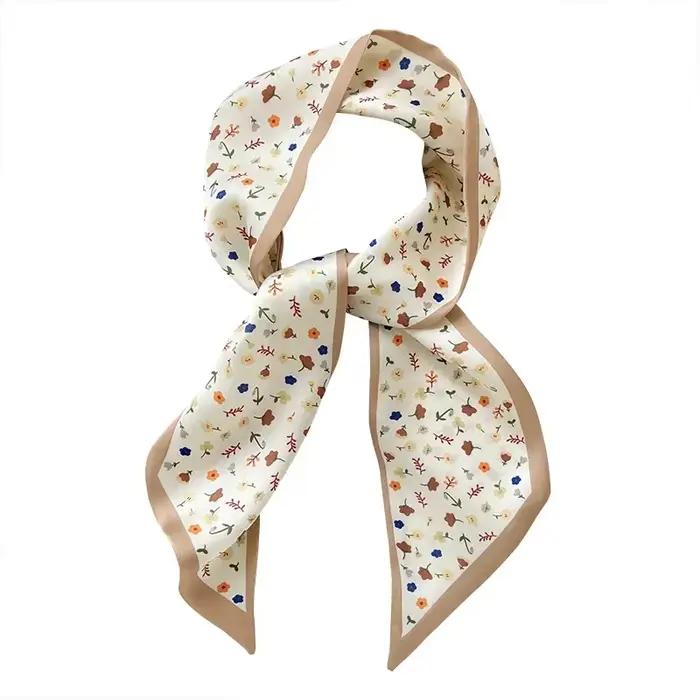 Écharpe de couleur kaki de tempérament Simple pour femme