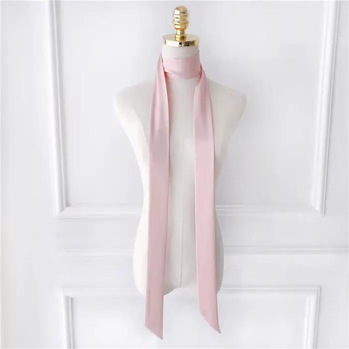 Foulard étroit en Satin de soie