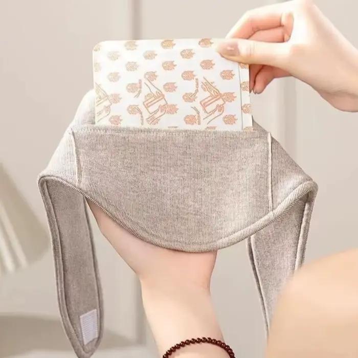 Nouveau Chauffe-cou chaud couleur unie protecteur de cou doux avec poche cou couverture automne hiver