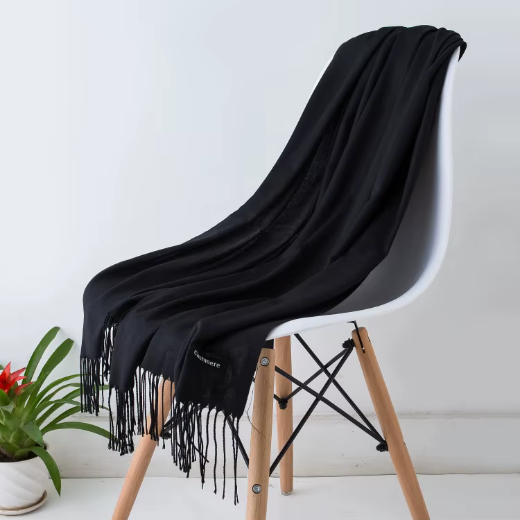 Écharpe Pashmina pour femmes, châles et enveloppes pour robes de soirée, voyage, bureau, hiver, mari