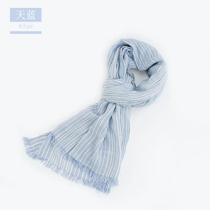 Marque écharpe de luxe concepteur couleur contrat silencieux frangé gland coton foulards pour homme