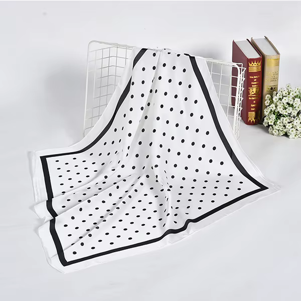 Foulard carré en soie imitée pour femmes musulmanes, écharpe portefeuille hijab, mouchoir doux multi