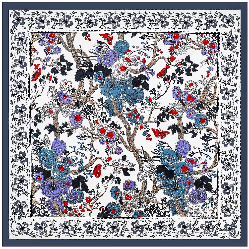 Marque écharpe châle 100% soie carré écharpe mode Bandana Design Pashmina femmes foulard foulards po