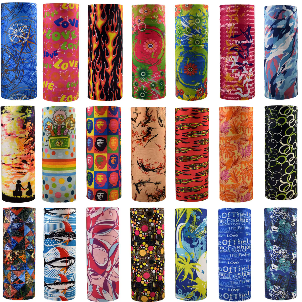 Hommes femmes coupe-vent bandeau Tube Bandana foulard en plein air cyclisme masque élastique sans co