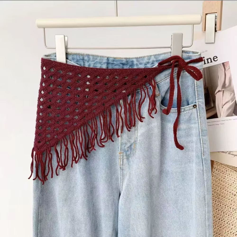 Châle triangulaire ajouré au crochet, en dentelle vintage, cache-épaules respirant pour femme, échar