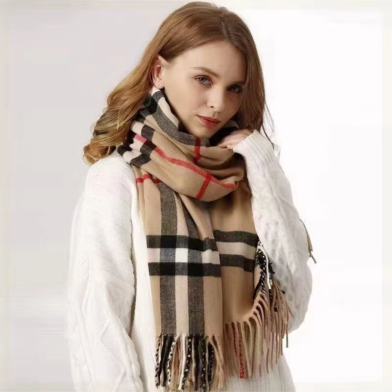 Enveloppement Pashmina en cachemire de luxe – Écharpe d'hiver haut de gamme pour femmes et hommes, d