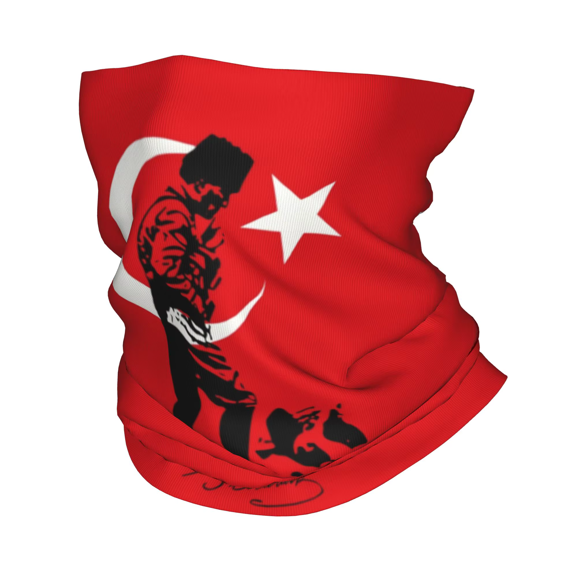 Turquie Mustafa Kemal Ataturk Bandana cache-cou coupe-vent visage écharpe couverture hommes femmes d