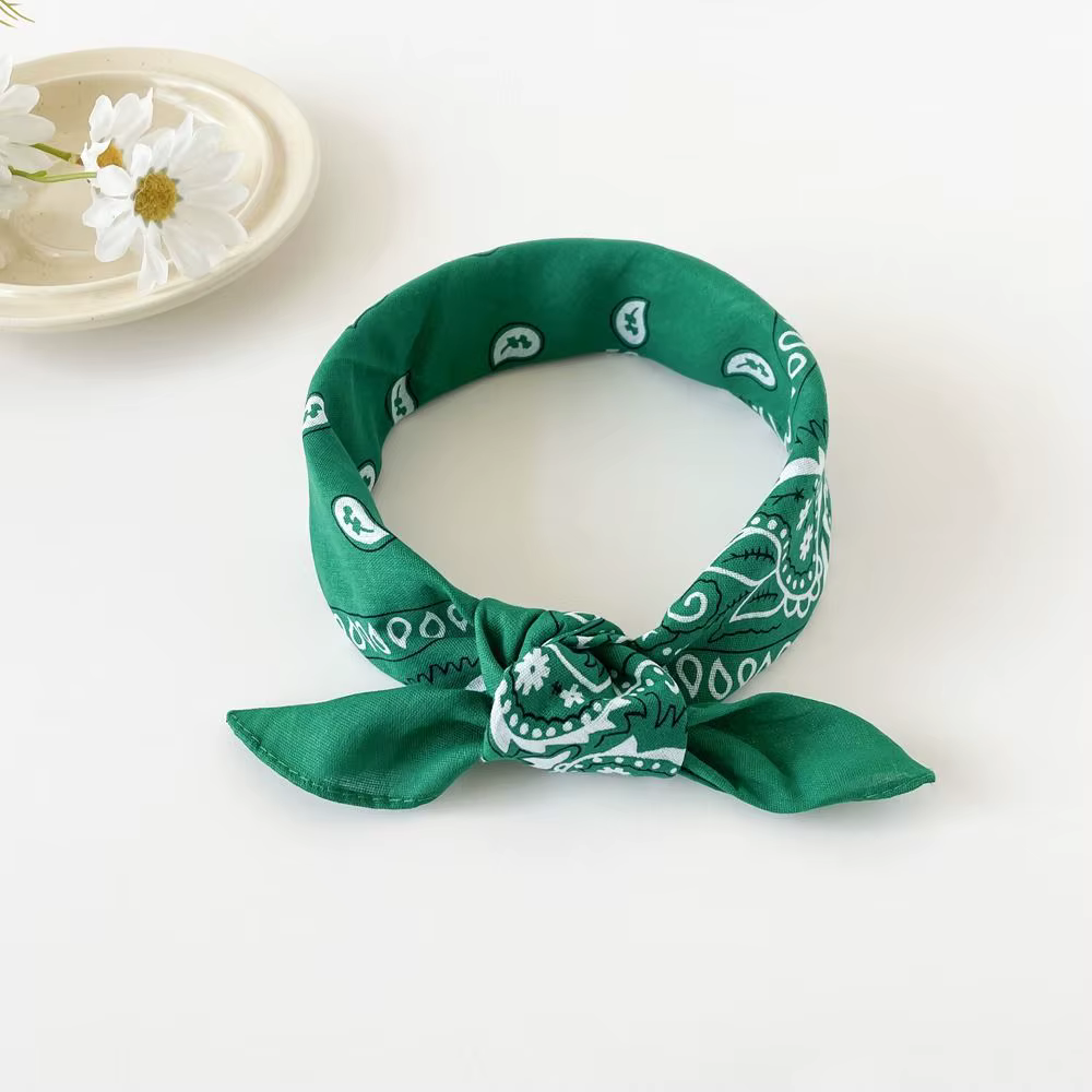 Foulard carré petit format, foulard triangulaire, foulard hip-hop imprimé cachemire, foulard de cou,