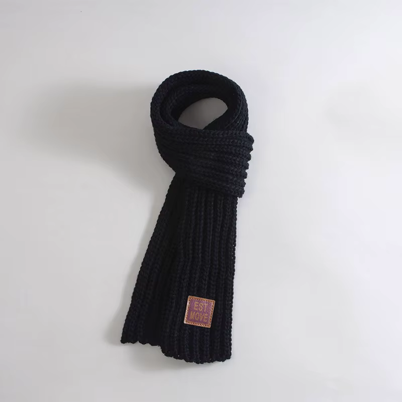 Écharpe Chaude d'Hiver pour Bébé Garçon et Fille, Châle en Tricot, Col de Cou, Accessoires Bon March
