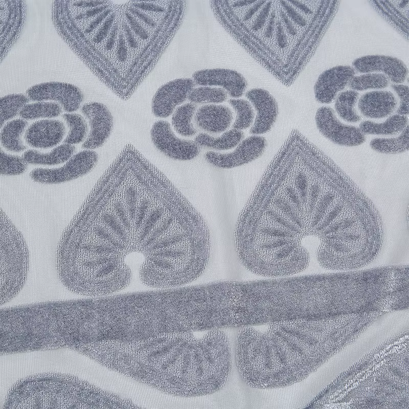 2025 nouvelle mode femmes coupe fleurs dentelle creuse dégradé fleur foulard en soie printemps châle